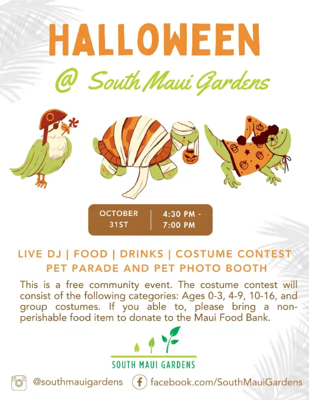 MHS to Hold Halloween Pet Costume Contest Benefit : Maui Now