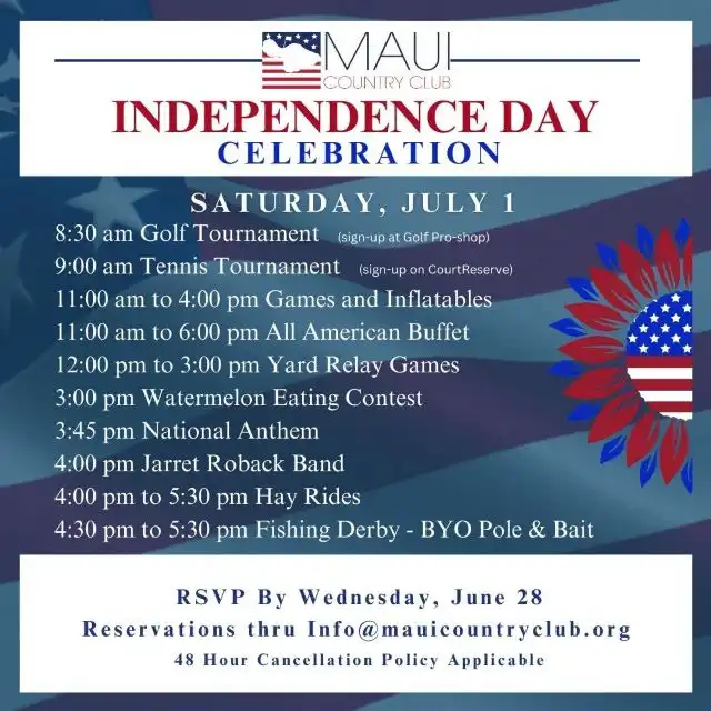 Independence Day Celebration Maui Events Maui Now